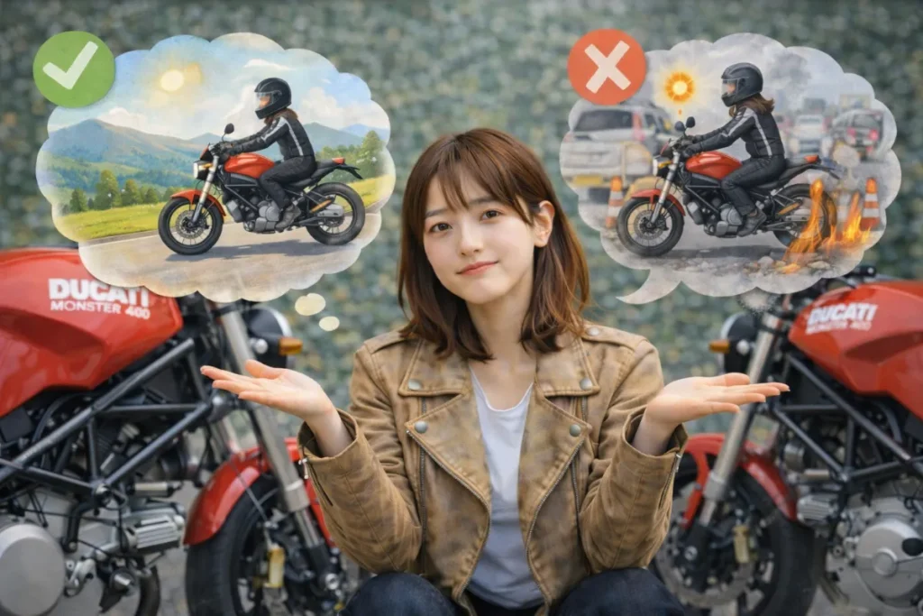 故障を減らす“乗り方”｜モンスター400と相性がいい使い方・悪い使い方