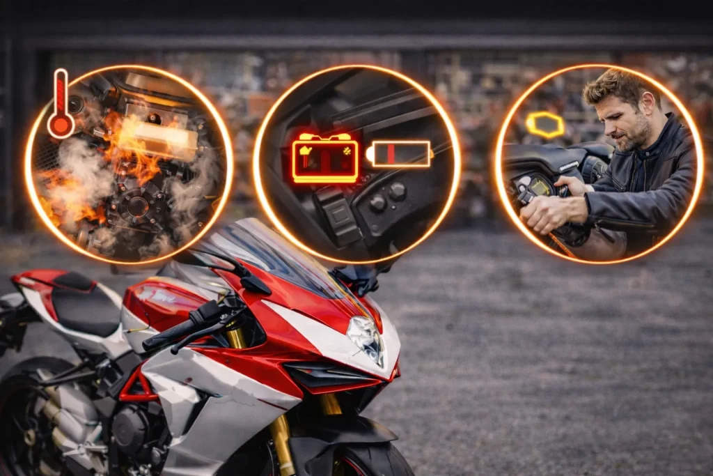 症状別：オーバーヒート／バッテリー／始動不良の傾向