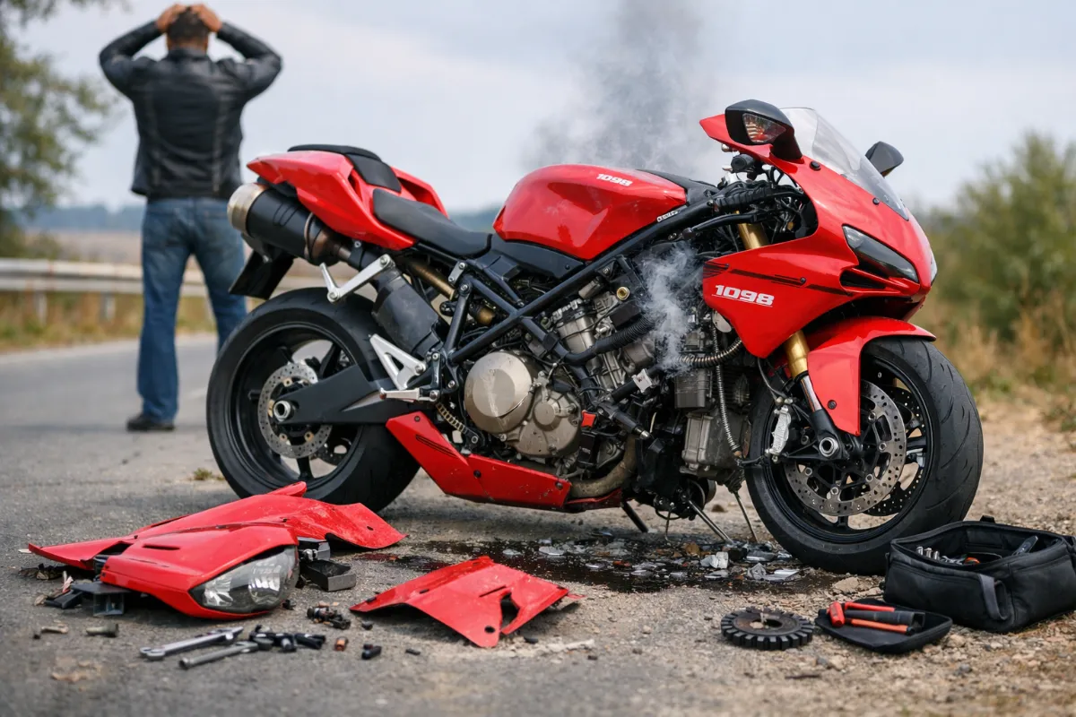 ドゥカティ1098は壊れやすい？中古で後悔しないための故障ポイントと対策
