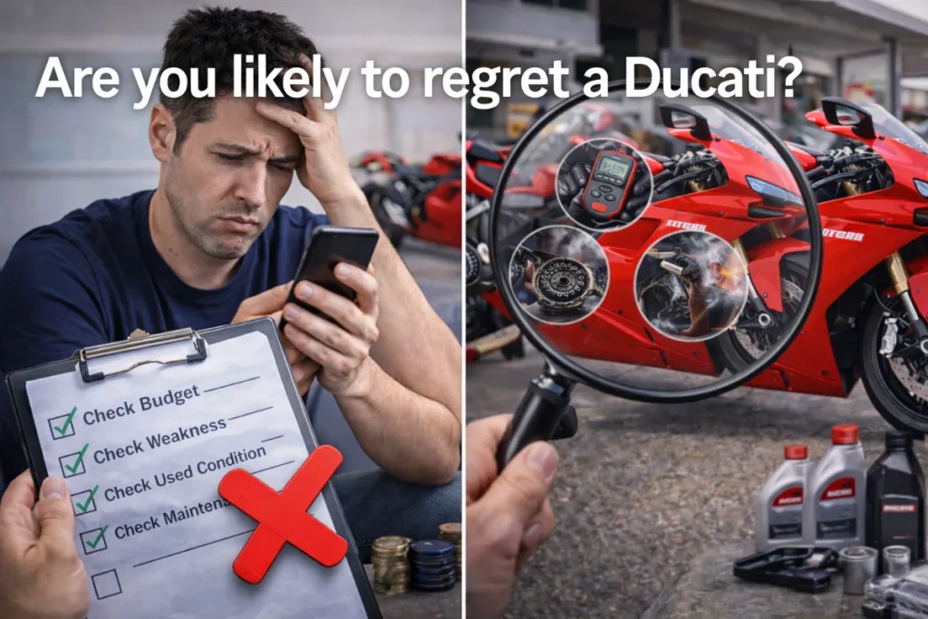 あなたはドゥカティで後悔しやすい？（YESが多いほど要注意）
