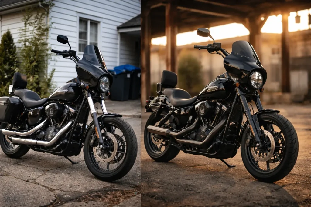 ハーレーのクラブスタイルがダサく見える場合と、かっこよく見える場合の違い