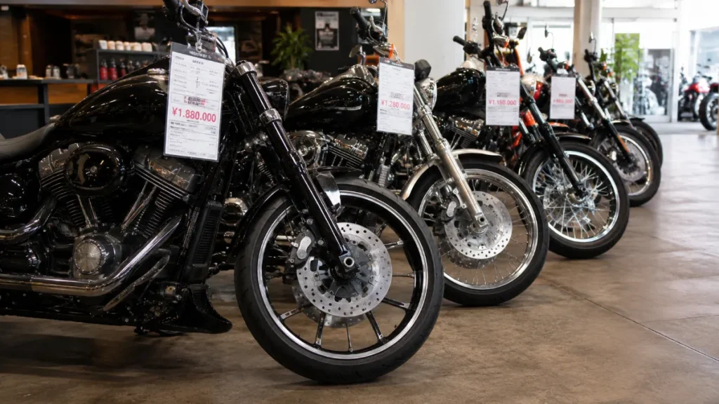 ハーレー大型の中古の値段はいくら？